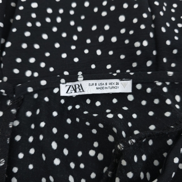 Zara Polkadot adjustable strap playsuit S - Picture 8 of 10